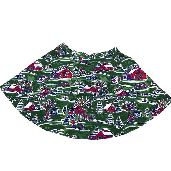 Classic Prep Girls Size L Skirt Elsa Sugar Shack Print - Picture 12 of 15